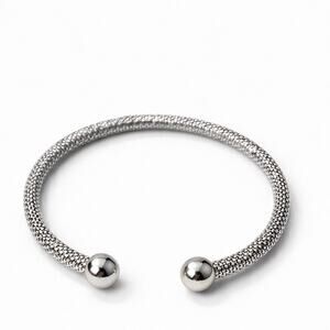 Banana Republic Silver Mesh Bracelet Chain Link Classic, NWT